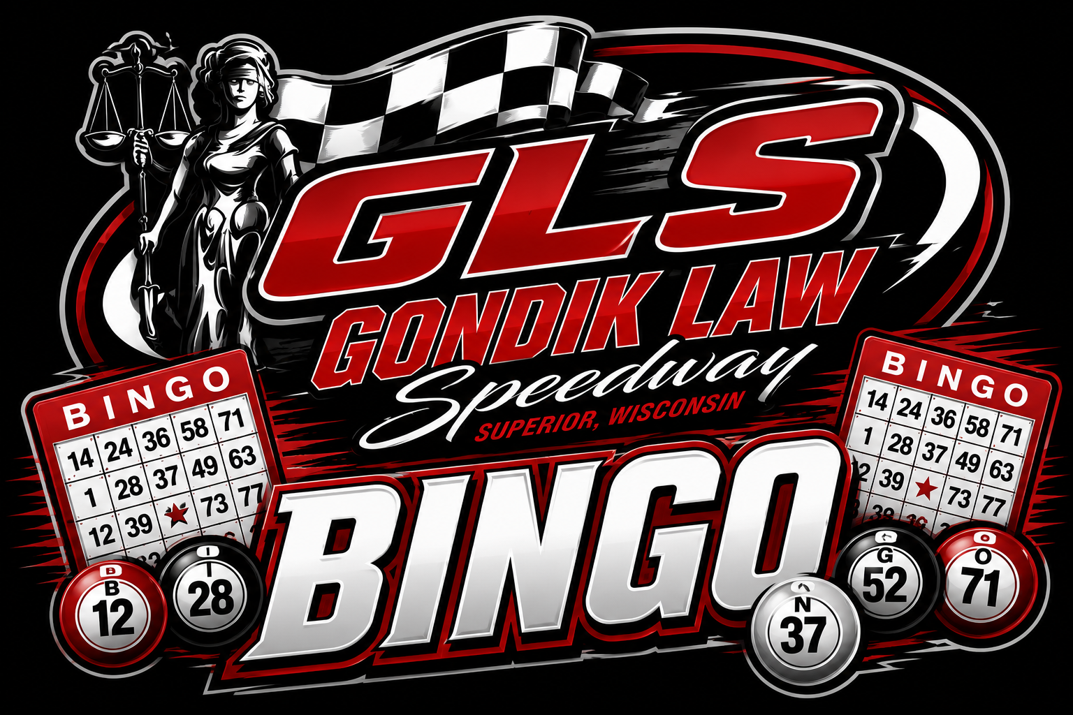 GLS Gondik Law Speedway Bingo